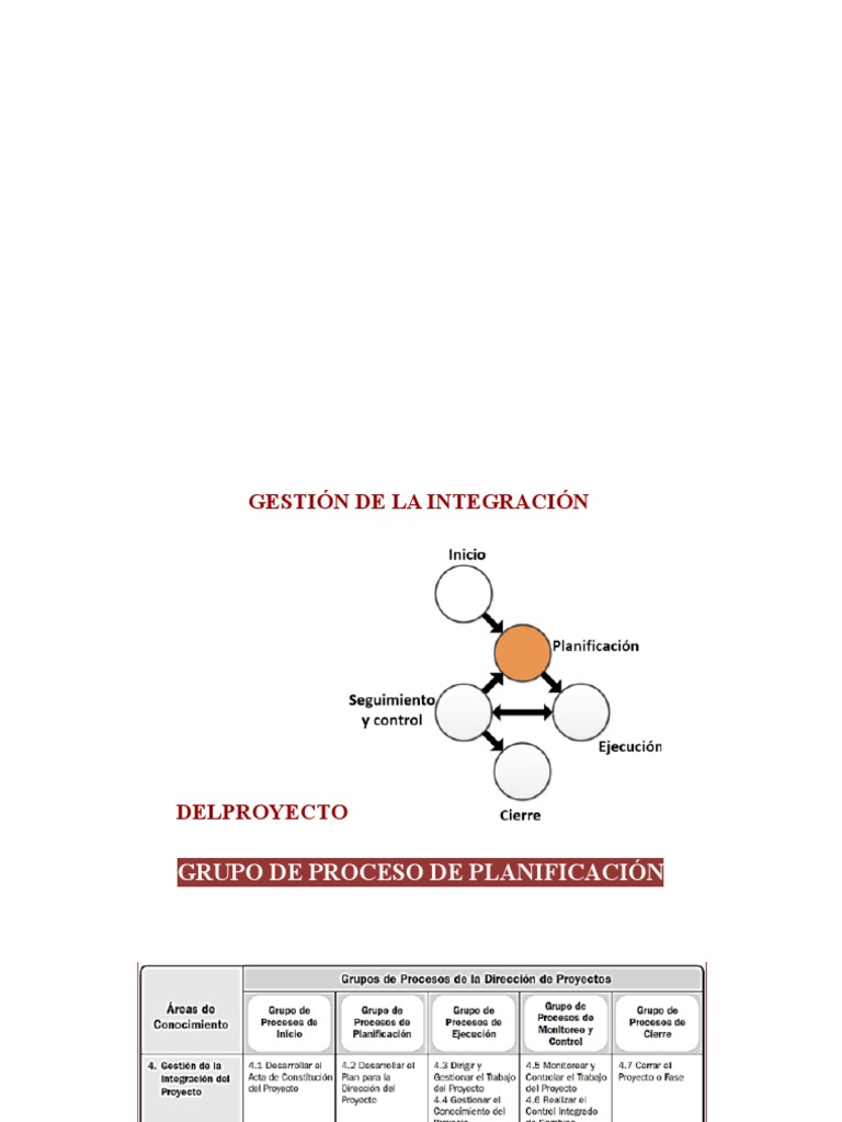 Gestión de la Integración del Proyecto | PDF | Business