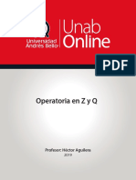 Operaciones en números racionales y enteros (Z y Q