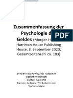 Zusammenfassung Der Psychologie Des Geldes