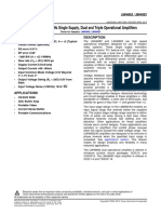 Lmh6682/6683 190Mhz Single Supply, Dual and Triple Operational Amplifiers