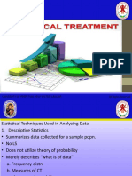 Statistical Treatment of Data