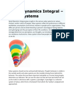 Spiral Dynamics Integral - Value Systems