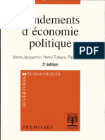 Fondements de L'économie-Politique