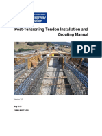 Post-Tensioning Tendon Installation and Grouting Manual