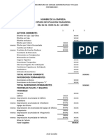 Estado de Situacion Financiera