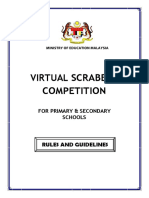 Virtual Scrabble Competition: Rules and Guidelines