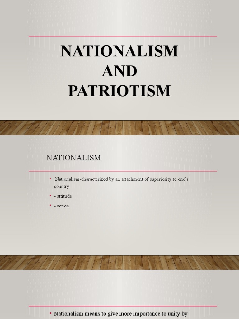 NSTP Nationalism and Patriotism From MS Teams PDF