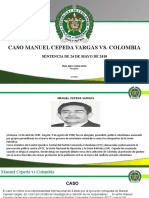 Caso Manuel Cepeda Vs Colombia