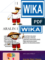 Aralin 1 Wika