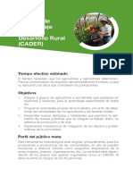 08 Centros de Aprendizaje para El Desarrollo Rural-CADER