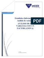 Análisis de La Varianza Con Un Factor (Anova)