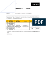 Continuación de convenios de prácticas en oficina administrativa