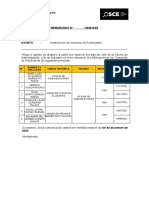 Continuación de convenios de prácticas en oficina administrativa