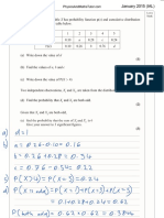 January 2015 (IAL) MA - S1 Edexcel