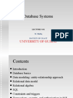 Database Systems: University of Gujrat