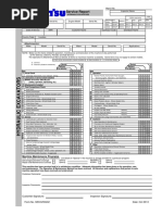 Formato - Service Report - Excavator - KLTD