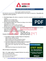 Formatted Degrees of Comparison Its Rules English Study Notes 31st May