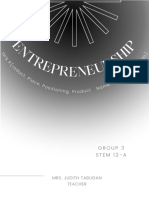 Entrepreneurship - 7p's - Group 3 - Stem 12a