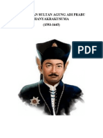 Pahlawan Sultan Agung Adi Prabu Hanyakrakusuma