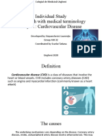 Individual Study at English With Medical Terminology Subject: Cardiovascular Disease