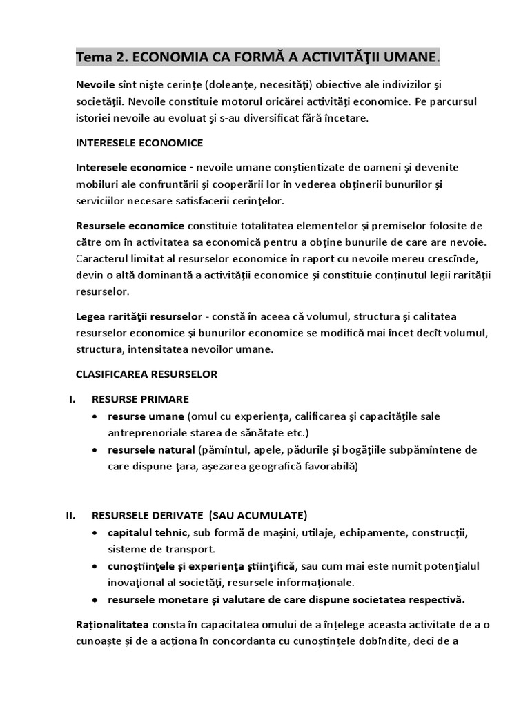 Tema 2 Teoria Eco. | PDF