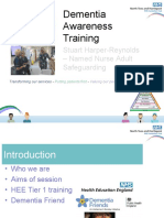 Dementia Awareness Training: Stuart Harper-Reynolds - Named Nurse Adult Safeguarding