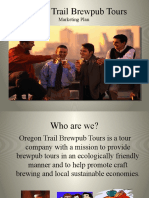 Oregon Trail Brewpub Tours: Marketing Plan
