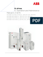 ACH580-01 Drives: Installation, Operation and Maintenance Manual (I, O & M)