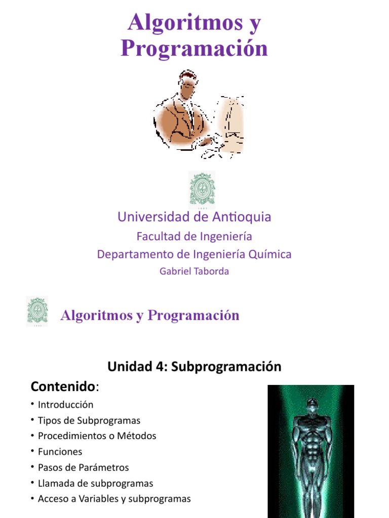 Algoritmos y Programación Unidad 4 | PDF | Programación de computadoras ...