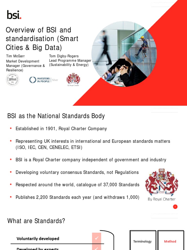 Overview of BSI and Standardisation (Smart Cities & Big Data) | PDF ...