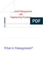 Industrial Management and Engineering Economy