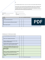 13.1 WASH Safety Audit Observation Checklist Sample