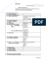 Formulario Conozca A Su Cliente - ADQUIRIENTE Fiduciaria Popular