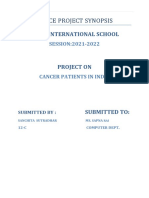 Aissce Project Synopsis: Mayo International School