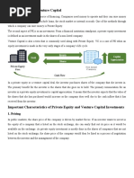 Private Equity and Venture Capital