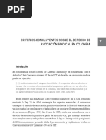 La Libertad Sindical en El Mundo Del Trabajo en Colombia Cap07