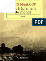 Le Dérèglement Du Monde by Maalouf_Amin