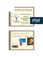 Seem 4024 Project Management: PM Books in Cityu Library