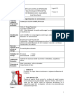 Servicio Nacional de Aprendizaje Sena Regional Distrito Capital Centro de Servicios Financieros Plantilla Taller