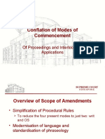 Phase 2 Conflation of Modes of Proceedings - 24 Mar