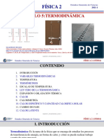 Capítulo 5 - Termodinámica - Parte 1 - 2021-1