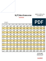 Tabla de Precio para Distribuidores TC-SunView-Sky