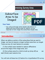 Subsurface Area To Be Imaged: Exercise