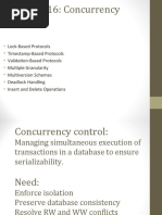 Chapter 16: Concurrency Control