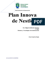 Administración de Operaciones - Plan Innova de Nestle