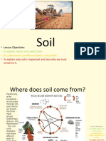 Lesson Objectives:: - To Explain Where Soil Comes From
