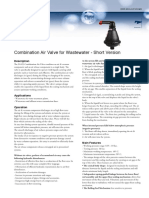 Combination Air Valve For Wastewater - Short Version: Description