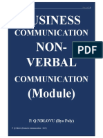 NON-VERBAL COMMS NOTES