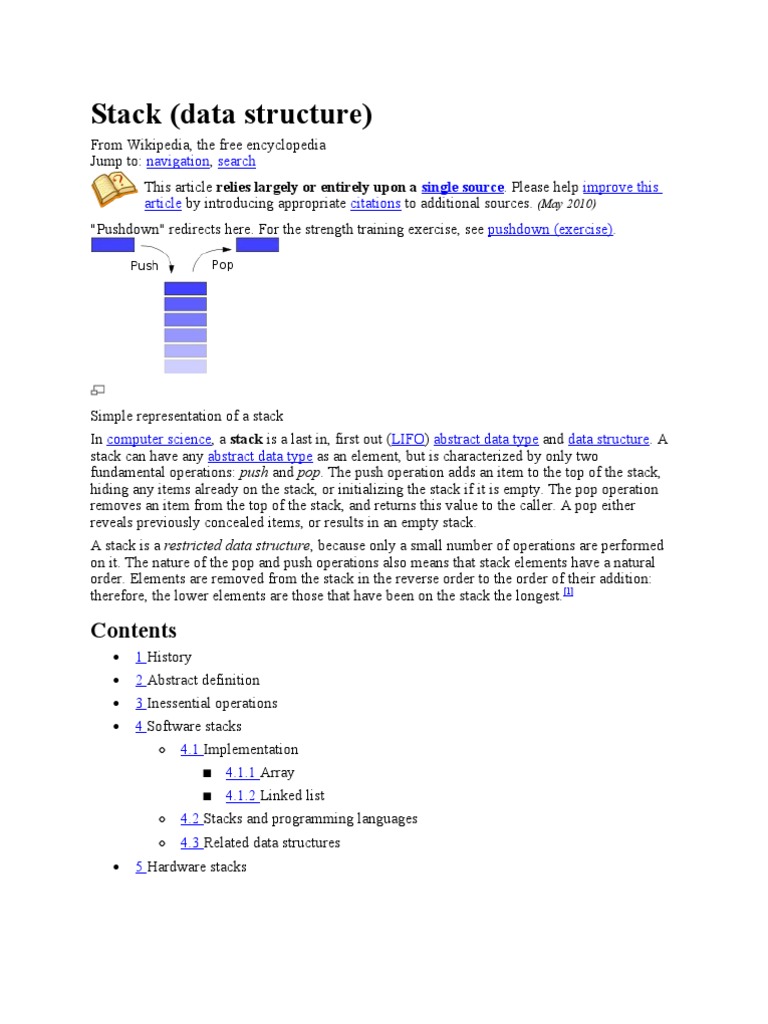Stack | PDF