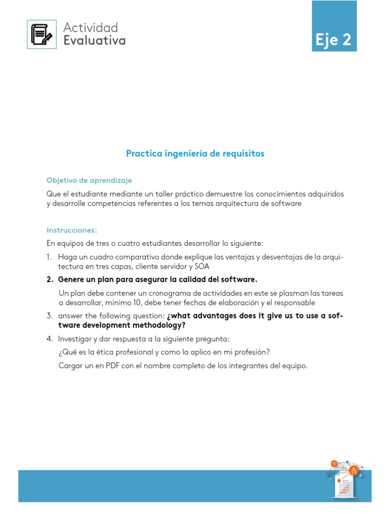 Actividad Evaluativa Eje 2 | PDF